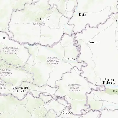 Map showing location of Josipovac (45.582780, 18.581390)