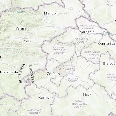 Map showing location of Oroslavje (45.996720, 15.915070)