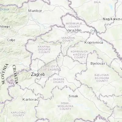 Map showing location of Sveti Ivan Zelina (45.959850, 16.243270)