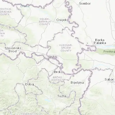 Map showing location of Županja (45.077500, 18.697500)