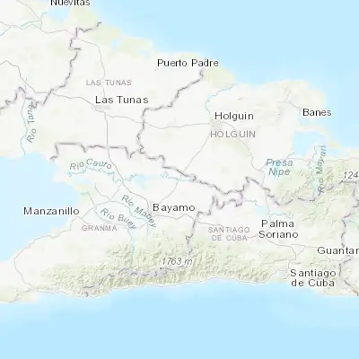 Map showing location of Cauto Cristo (20.557090, -76.472700)