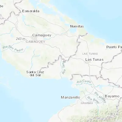 Map showing location of Colombia (20.988120, -77.425980)