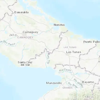 Map showing location of Guáimaro (21.052220, -77.349900)