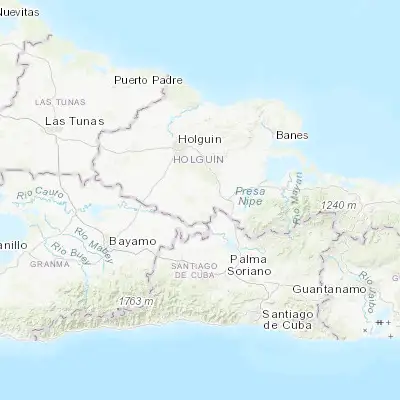 Map showing location of San Germán (20.600090, -76.133640)