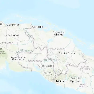 Map showing location of Santo Domingo (22.586770, -80.242610)