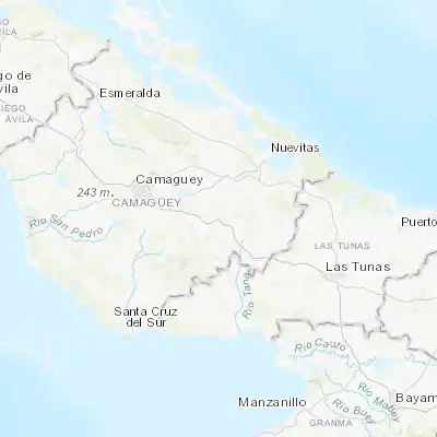 Map showing location of Sibanicú (21.236310, -77.525610)
