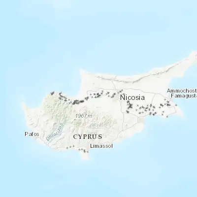 Map showing location of Akáki (35.133410, 33.128730)