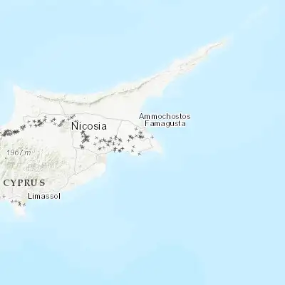Map showing location of Frénaros (35.041210, 33.922420)