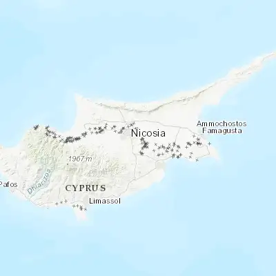 Map showing location of Géri (35.105600, 33.419770)