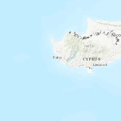 Map showing location of Geroskipou (34.760910, 32.448440)