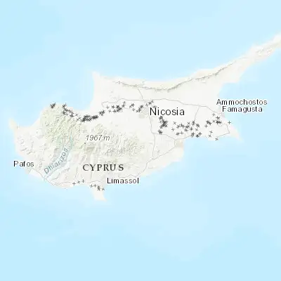 Map showing location of Lythrodóntas (34.951050, 33.297770)