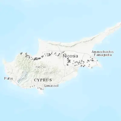 Map showing location of Tséri (35.073070, 33.323440)
