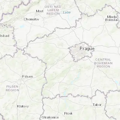 Map showing location of Beroun (49.963820, 14.072000)