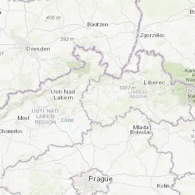 Map showing location of Česká Lípa (50.685510, 14.537640)