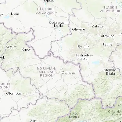 Map showing location of Hať (49.946440, 18.239310)