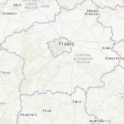 Map showing location of Jílové u Prahy (49.895450, 14.493330)