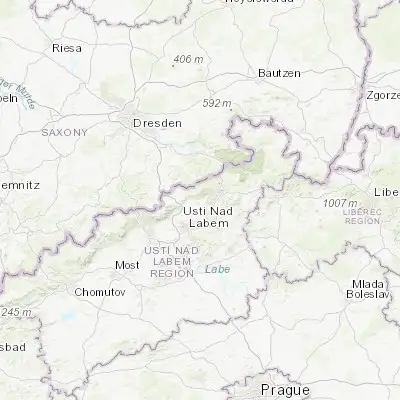 Map showing location of Jílové (50.760820, 14.103830)