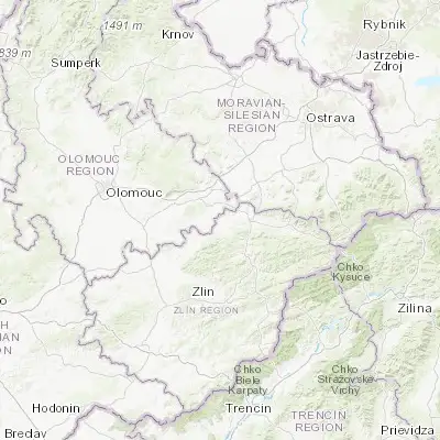Map showing location of Kelč (49.478440, 17.815330)
