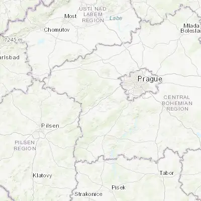 Map showing location of Králův Dvůr (49.949810, 14.034450)