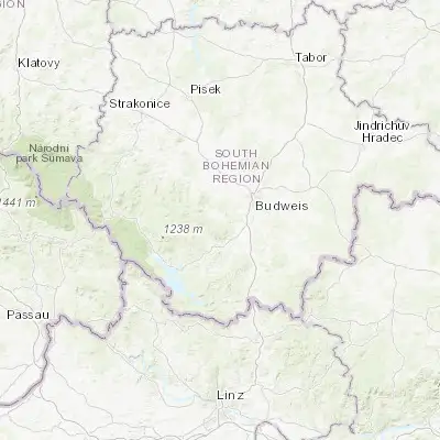Map showing location of Křemže (48.904970, 14.305680)