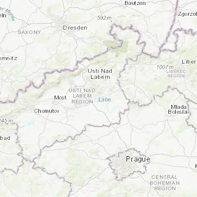 Map showing location of Litoměřice (50.533480, 14.131800)