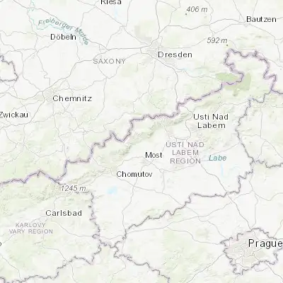 Map showing location of Litvínov (50.604200, 13.618120)