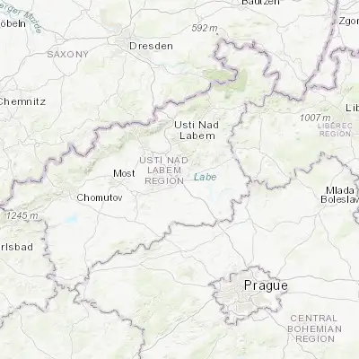 Map showing location of Lovosice (50.515040, 14.051030)