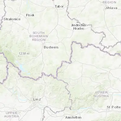 Map showing location of Nové Hrady (48.789630, 14.778390)