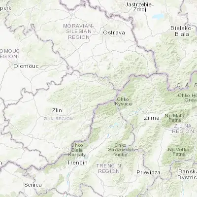 Map showing location of Nový Hrozenkov (49.336970, 18.197930)