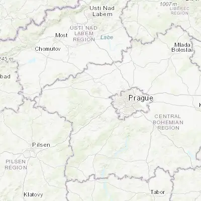 Map showing location of Unhošť (50.085350, 14.130070)