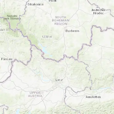 Map showing location of Vyšší Brod (48.615980, 14.311830)