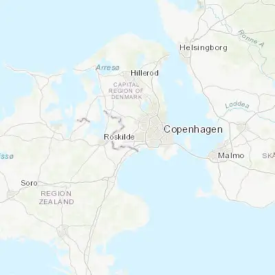 Map showing location of Albertslund (55.656910, 12.363810)