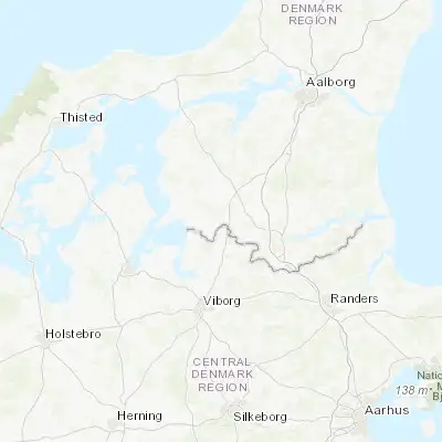Map showing location of Ålestrup (56.694700, 9.493360)