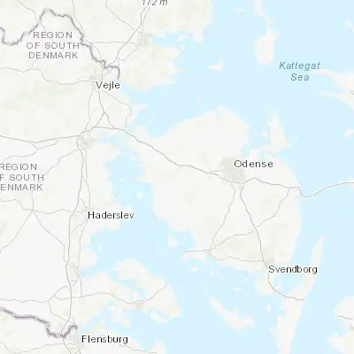 Map showing location of Årup (55.373150, 10.041310)