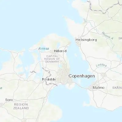 Map showing location of Birkerød (55.847590, 12.427910)