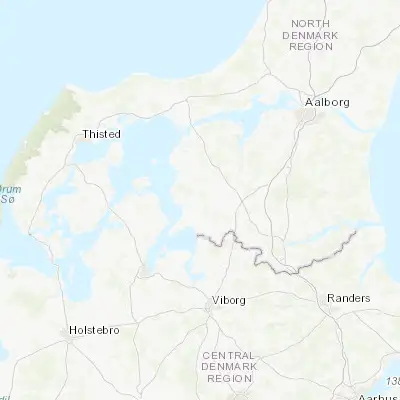 Map showing location of Farsø (56.772760, 9.339250)