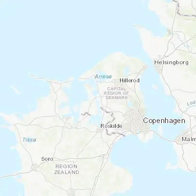 Map showing location of Frederikssund (55.839560, 12.068960)