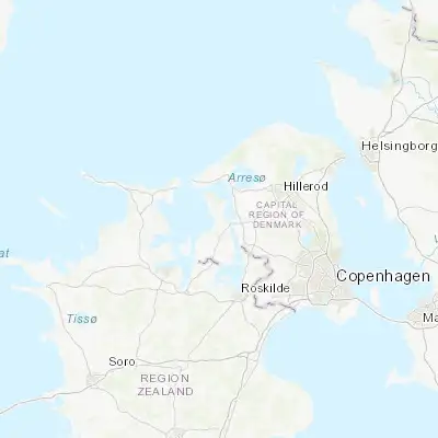 Map showing location of Jægerspris (55.852480, 11.985650)