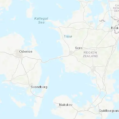 Map showing location of Korsør (55.329930, 11.138570)