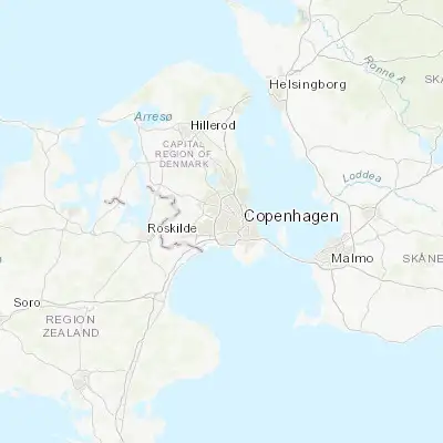 Map showing location of Rødovre (55.680620, 12.453730)