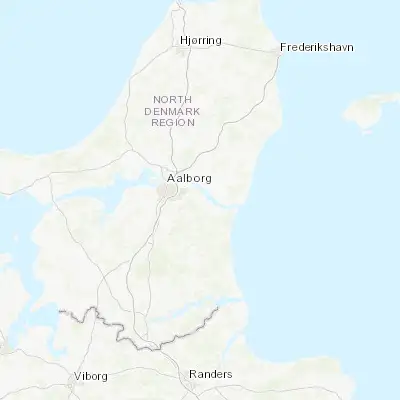 Map showing location of Storvorde (57.003920, 10.101250)
