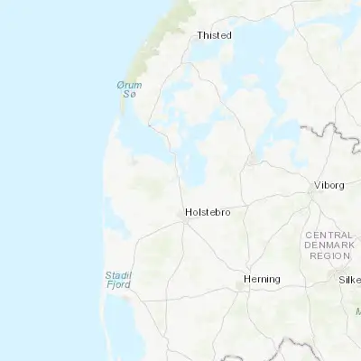 Map showing location of Struer (56.492050, 8.593970)