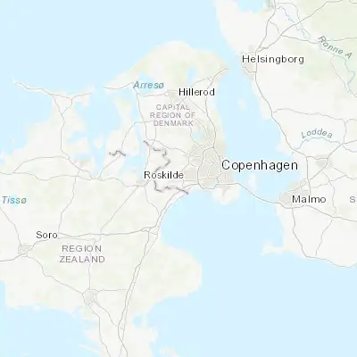 Map showing location of Taastrup (55.650060, 12.301600)