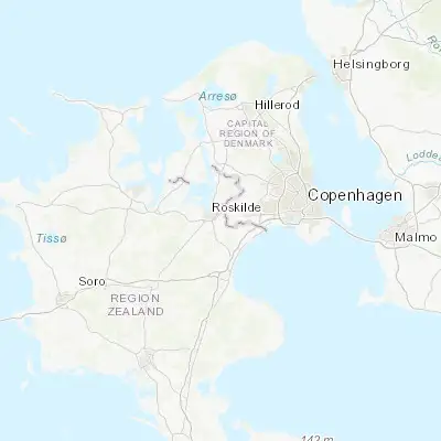 Map showing location of Vindinge (55.622980, 12.138700)