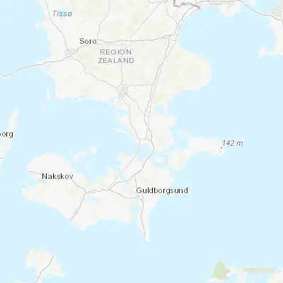Map showing location of Vordingborg (55.008010, 11.910570)