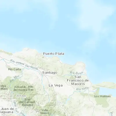 Map showing location of Cabarete (19.749820, -70.408290)