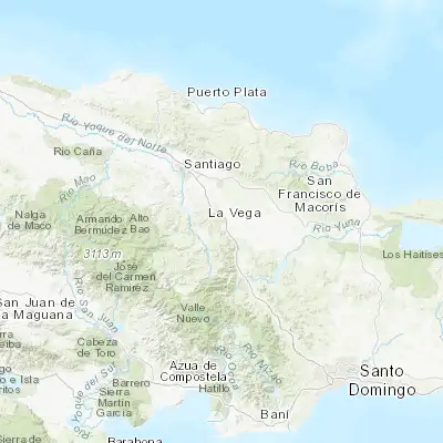 Map showing location of Concepción de La Vega (19.222070, -70.529560)