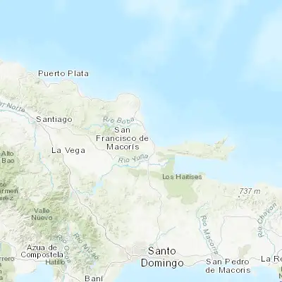 Map showing location of El Factor (19.318340, -69.888270)