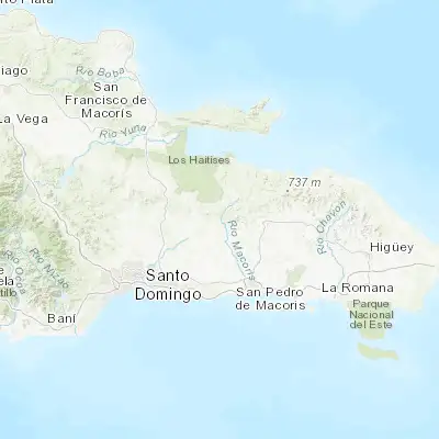 Map showing location of El Puerto (18.783330, -69.466670)