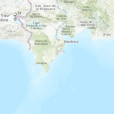 Map showing location of Enriquillo (17.900000, -71.233330)